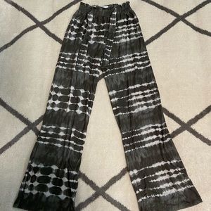 Boho Tie Dye Flowy Pants